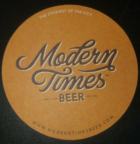 Modern Times Brewery - double-sided eco / cardboard paper beer beverage coaster