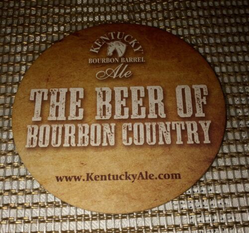 KENTUCKY ALE ROUND COASTER BOURBON BARREL ALE THE BEER OF BOURBON COUNTRY