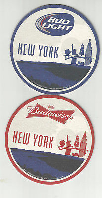 Lot Of 5 Budweiser/Bud Light Beer Coasters-St.Louis, MO 4