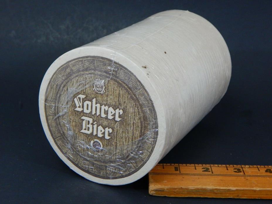 New Vintage Bar Beer Coasters Lohrer Bier German American 100 pack? ML