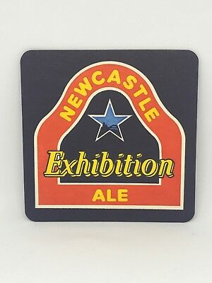 Vintage Newcastle Ale Exhibition Beer Coaster Bar Decoration Man Cave
