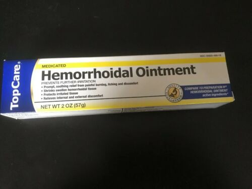 Hemorrhoidal Ointment by TopCare 2oz NEW