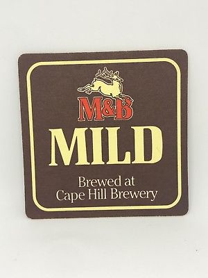 Vintage M&B Mild Cape Hill Brewery Beer Coaster Bar Decoration Man Cave