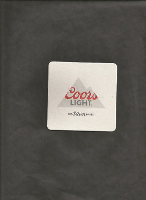 COORS LIGHT THE SILVER BULLET BEER COASTER