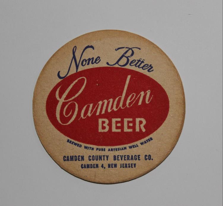 Vintage Camden Beer Coaster Free Shipping
