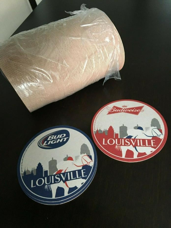 Collectible Budweiser Kentucky Derby Louisville Coasters