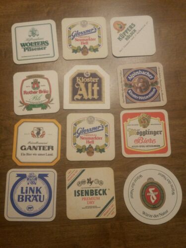 12 different coasters