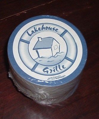 nos hacker-pschorr bar coasters lakeside grille