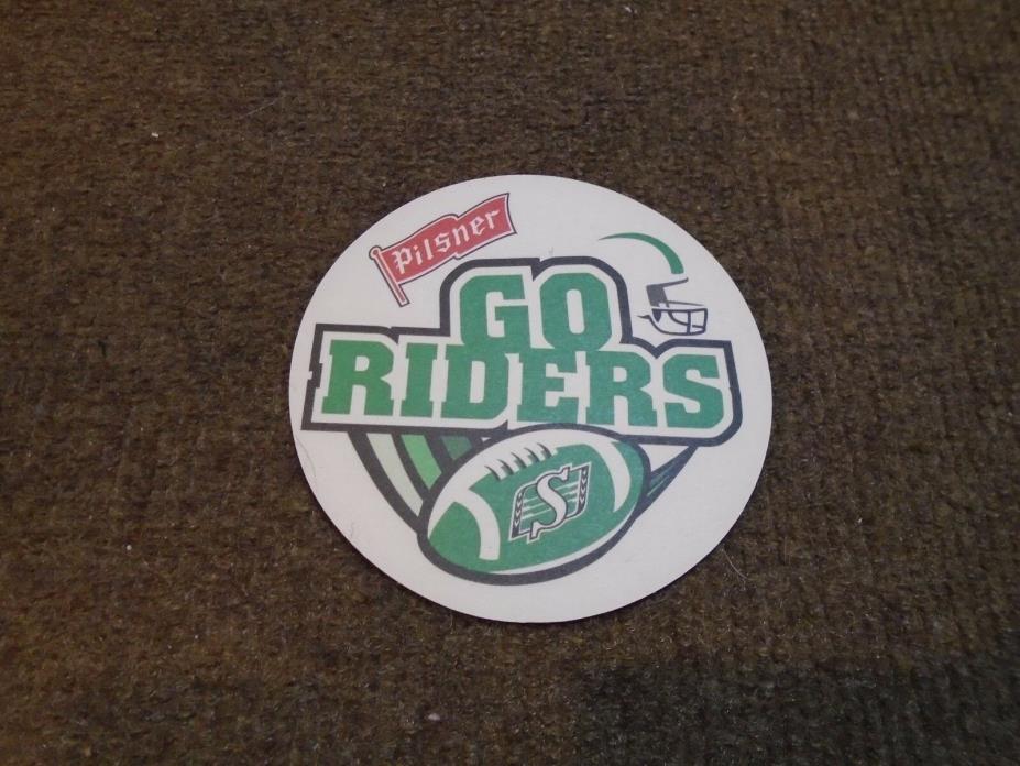 Old Style Pilsner / Saskatchewan Roughriders  Beer Coaster