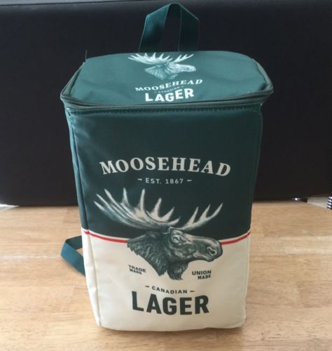MOOSEHEAD CANADIAN LAGER INSULATED BEER COOLER BACKPACK BAG