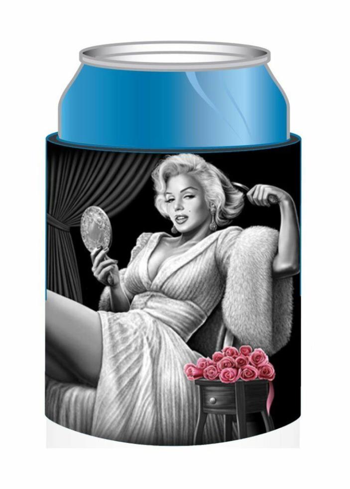 MARILYN SITTING PRETTY CAN COOLER Coolie Huggie Holder Beverage Insulator New