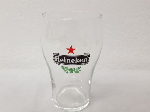 Heineken Beer Tasting Glass Red Star Logo Tapered Shape