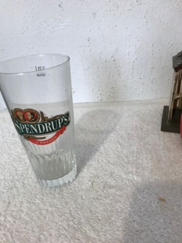 Spendrup's Swedish - Frosted Beer Drinking Glass - Sweden - Rare