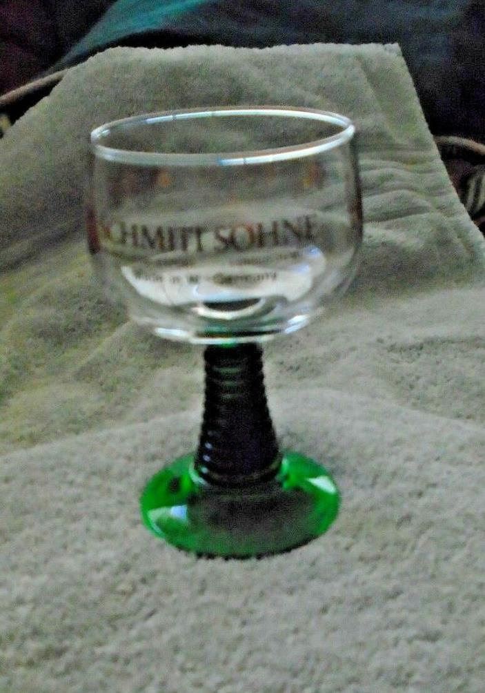 Vintage Schmitt Sohne Wine Glass 4 1/2