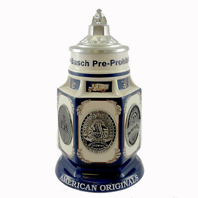 Anheuser-Busch PRE-PROHIBITION STEIN Ceramic A&Eagle 1920 Pale Beer Lager CS501