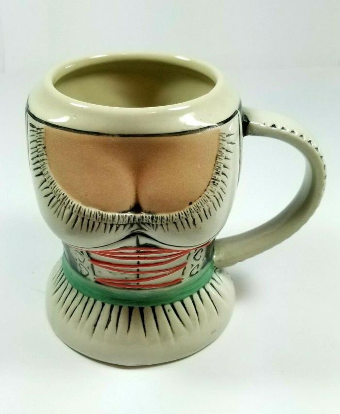 Vintage Beer Mug Steins Beer Womens Maid Costume Germany Drink Glazed Mug