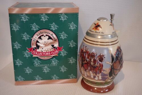 2001 Anheuser Busch Collectors Club Membership Stein LIVING THE LEGACY CB17