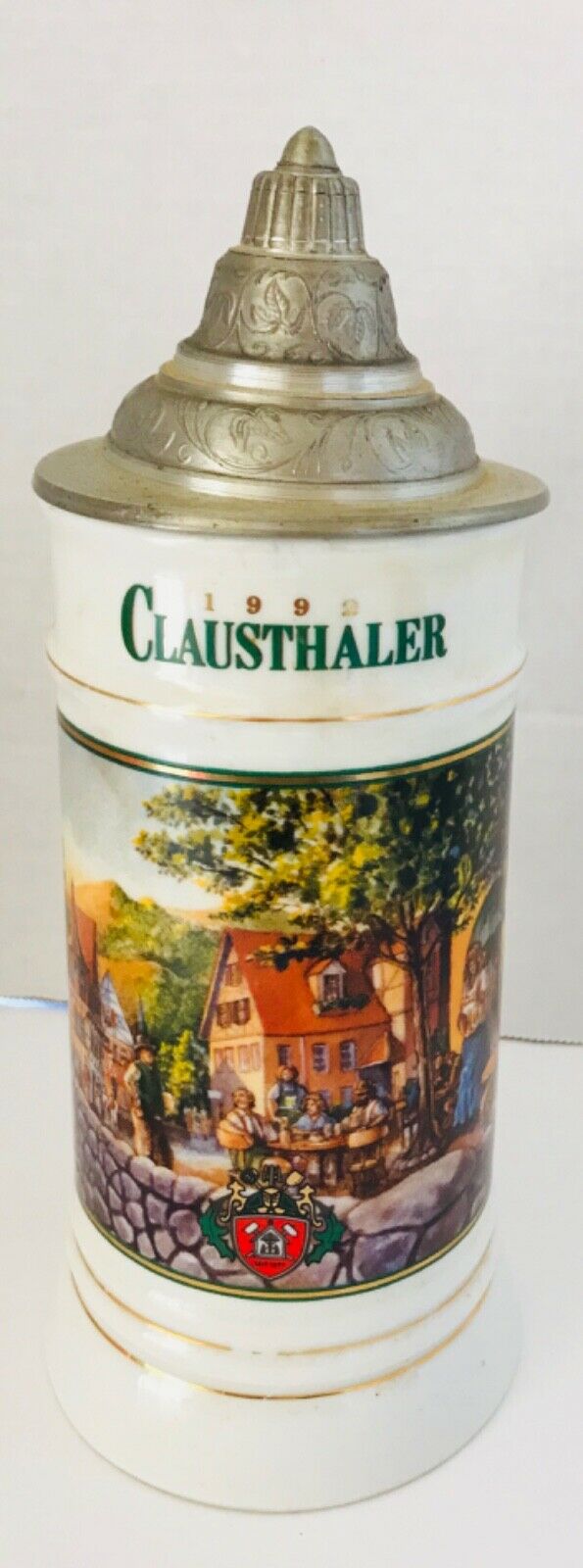 LMAS ~ Clausthaler Oktoberfest Stein Collectors Edition w Lid