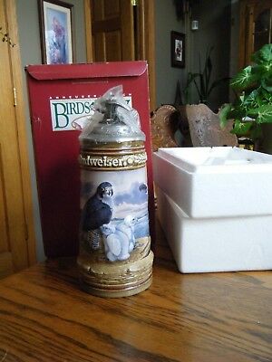 Vintage Rare Collectable BEER STIEN - Anheuser/Busch PEREGRINE FALCON in Box