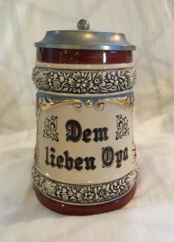 Gerz Handgemalt Vintage German Beer Stein