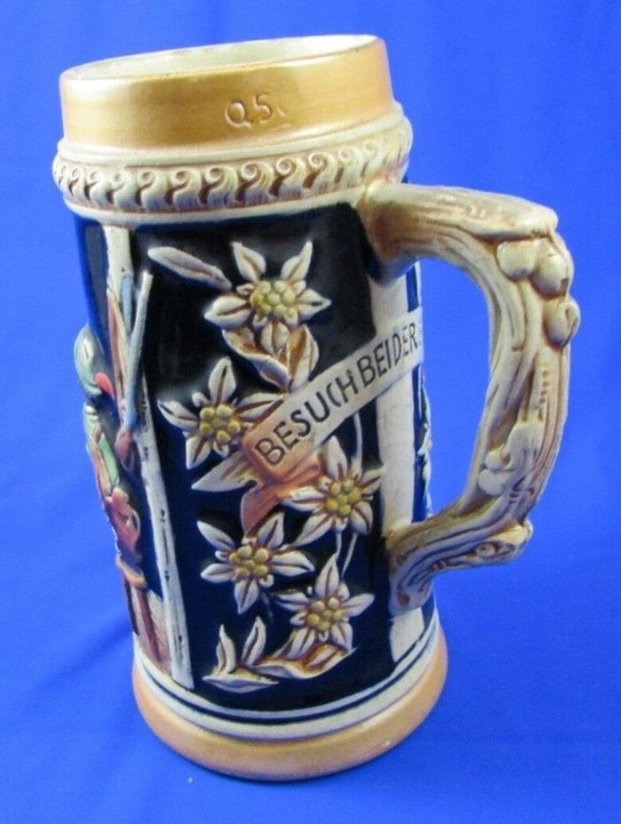 Vintage West Germany Stein Besuch Beider Sennerin