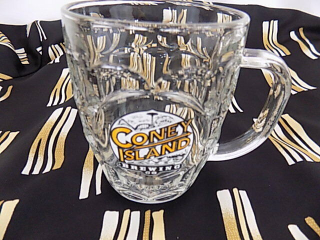 Coney Island Brewing Co Luminarc USA Dimpled Glass 20oz Beer Mug
