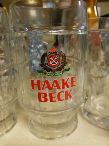 Haake Beck Pils German Beer Mug 0.3L Vintage Collectible