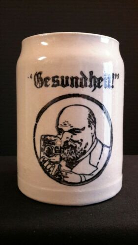 Gesundheit Mug Stein Large German Man 1/2 L