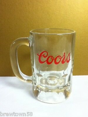 Coors beer glass drink mug barware Colorado brewery beer glasses 1 KA5