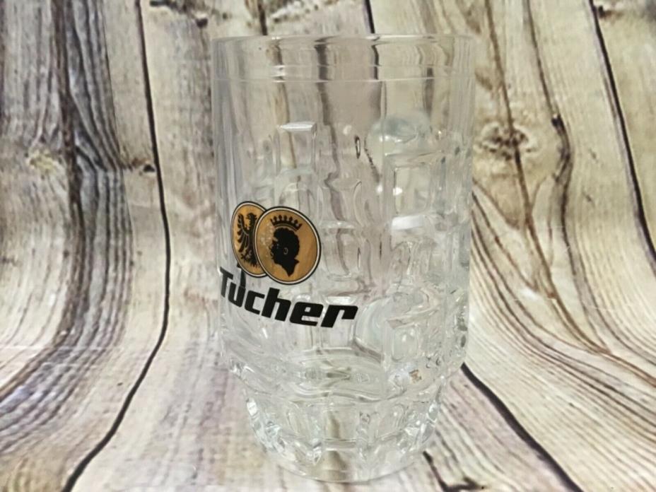 Tucher Weizen Beer Glass Collectible German Stein Mug 0.5L Made in Italy