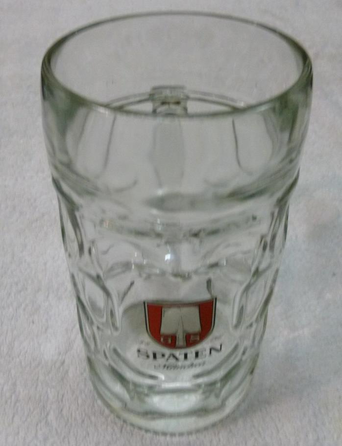 1 LITER GLASS  GS SPATEN MUNCHEN BEER MUG~8