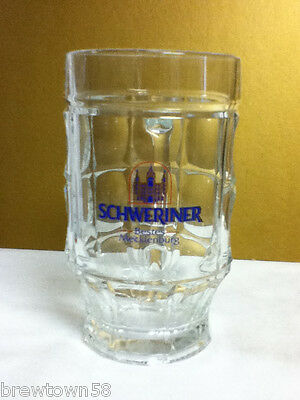 Schweriner Bestes Mecklenburg beer 1 glass mug import Germany bar tavern MH5
