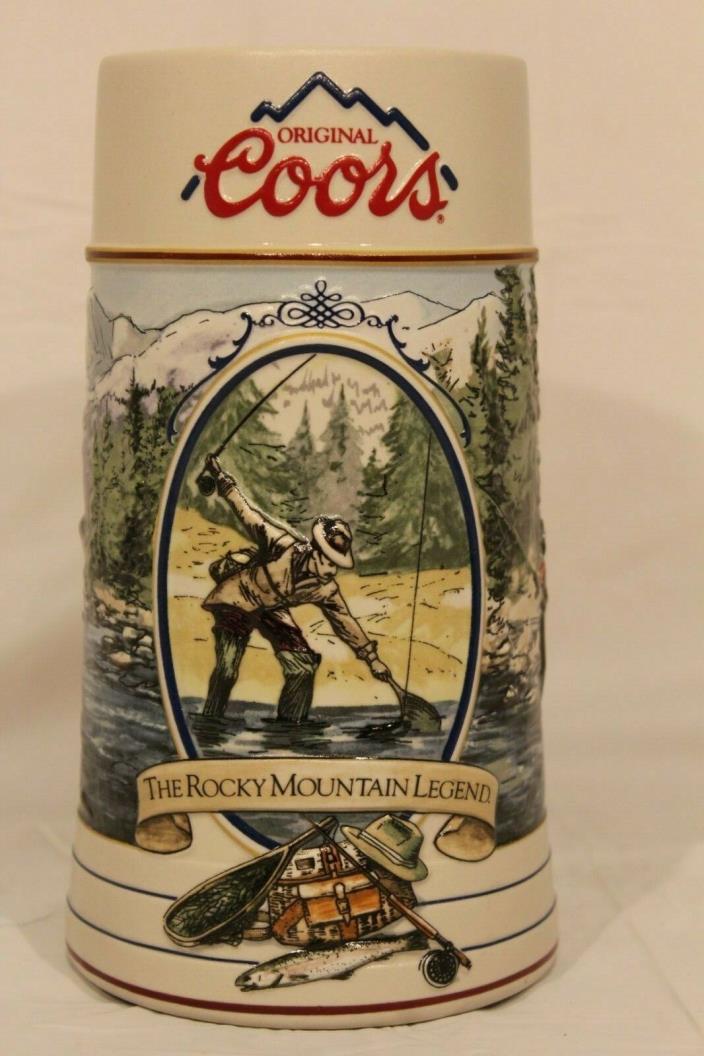 Coors Rocky Mountain Legend Series 1993; Fishing, Highly Detailed & Collectible