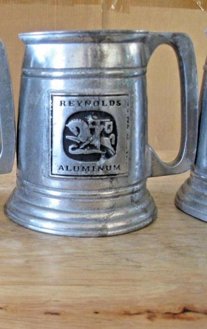 Vintage 1974 Reynolds Aluminum Stein Mug Troutdale Plant