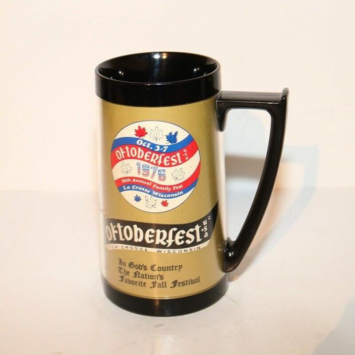 1976  Oktoberfest Beer Mug - Thermo-Serv - La Crosse WI