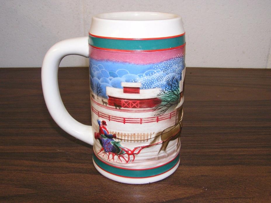 MILLER HIGH LIGHT BEER STEIN - THE BEST HOLIDAY TRADITION.