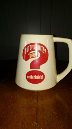 Vintage Schlitz beer mug stein