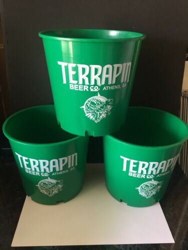 Vintage Terrapin Craft Beer Buckets - Lot Of 3 Total