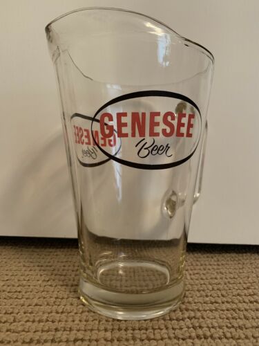 Vintage Genesee Beer Glass Pitcher