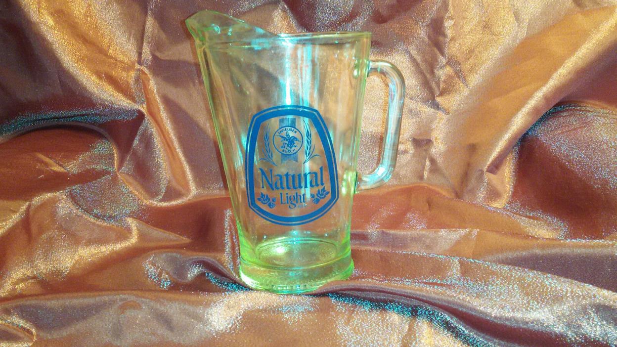 Anheuser BuschNatural light 42 oz. beer pitcher # 3546