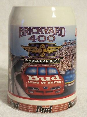 Brickyard 400 Indianapolis Speedway 1994 Budweiser Stein Mug Anheuser Busch