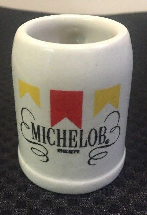 Vintage MICHELOB Beer Mini Mug by CERAMARTE Rare Shot Glass