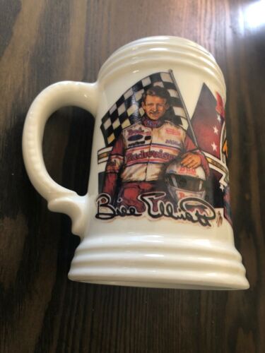 1992 Budweiser Stein Mug Anheuser Busch Junior Johnson Bill Elliott Racing