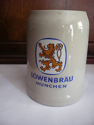 Lowenbrau Munchen Stoneware Beer Stein Germany