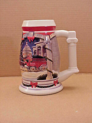 BUDWEISER Holiday Stein Collection === Holiday At The Capitol 2001