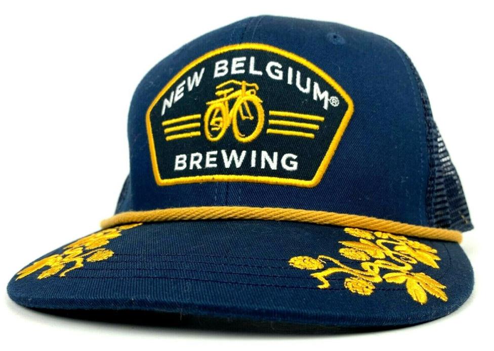 New Belgium Brewing Beer Snapback Mesh Trucker Cap