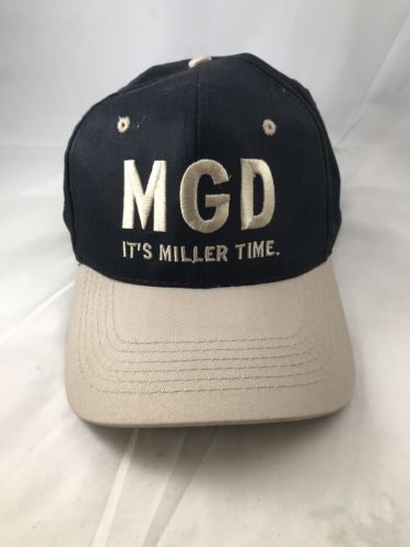 MGD Miller Genuine Draft Strapback Hat Beer