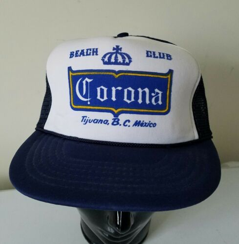 Corona Beach Club Tijuana BC Mexico Beer Cerveza mesh trucker snapback hat cap