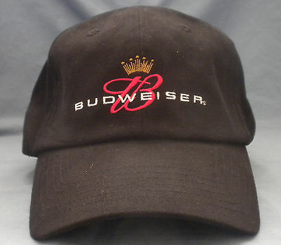 Budweiser Ajustable Black Cap 100% Cotton