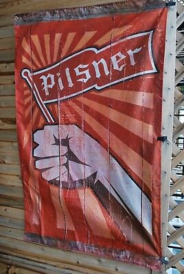 OLD STYLE PILSNER FLAG 3' X 5' NEW DOUBLE SIDED